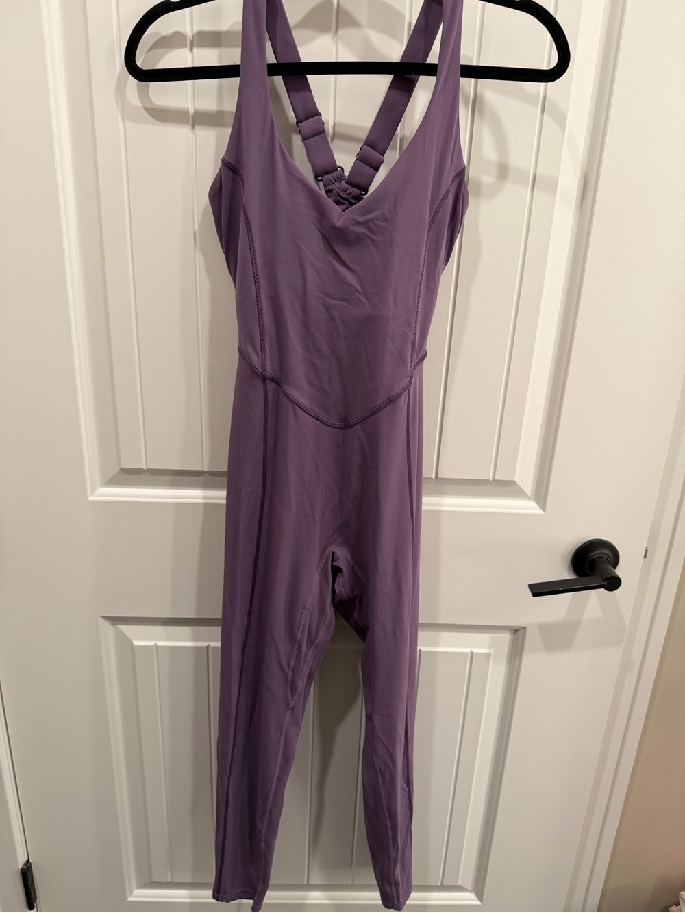 Vitality Purple Full Length Activewear Jumpsuit Bodysuit Size M
